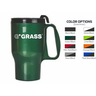 16 Oz. U.S Made Double Wall Travel Mug